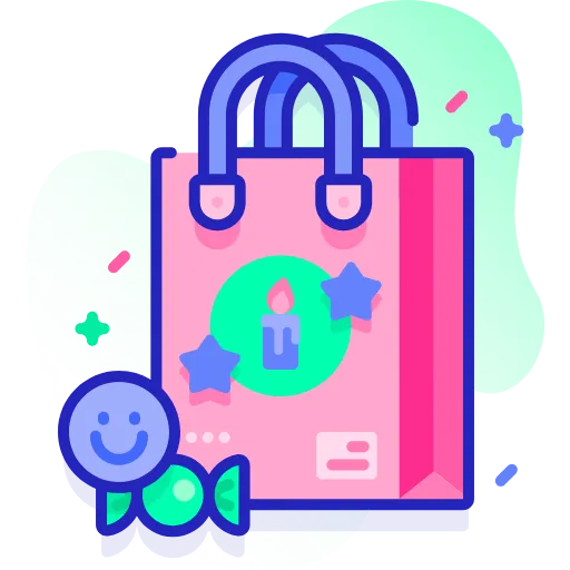 🤩 Эмодзи «Синие векторные буквы» для Telegram