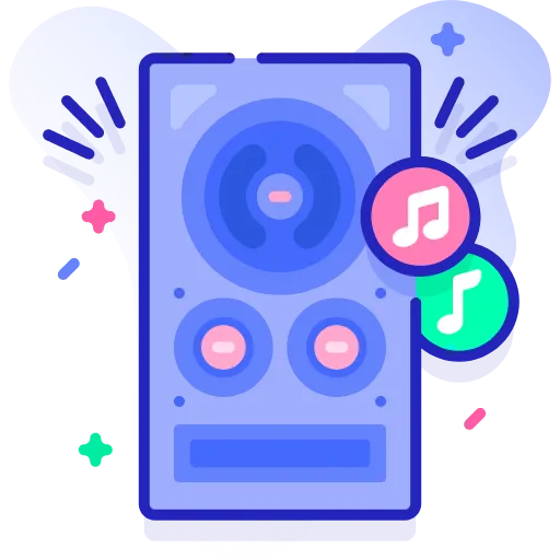 🤩 Эмодзи «Синие векторные буквы» для Telegram