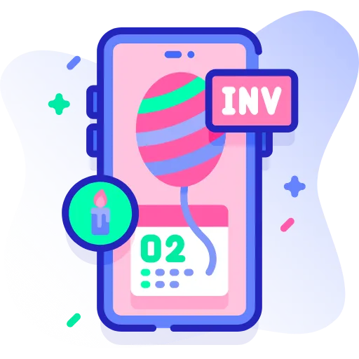 🤩 Эмодзи «Синие векторные буквы» для Telegram