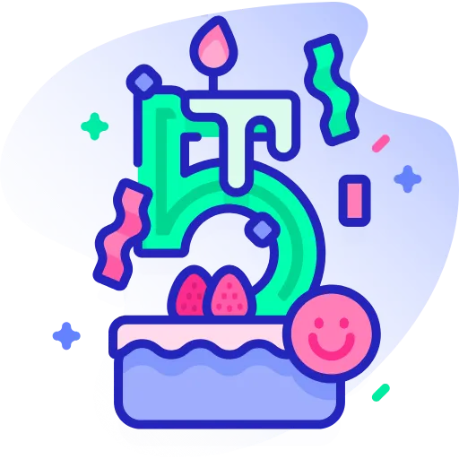 🤩 Эмодзи «Синие векторные буквы» для Telegram