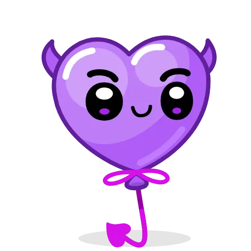 💜 Эмодзи «Сердца» для Telegram