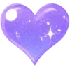 💜 Эмодзи «200 Hearts» для Telegram