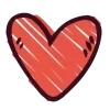 ❤️ Эмодзи «❤ Heart - сердечки» для Telegram