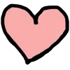 💗 Эмодзи «❤ Heart - сердечки» для Telegram