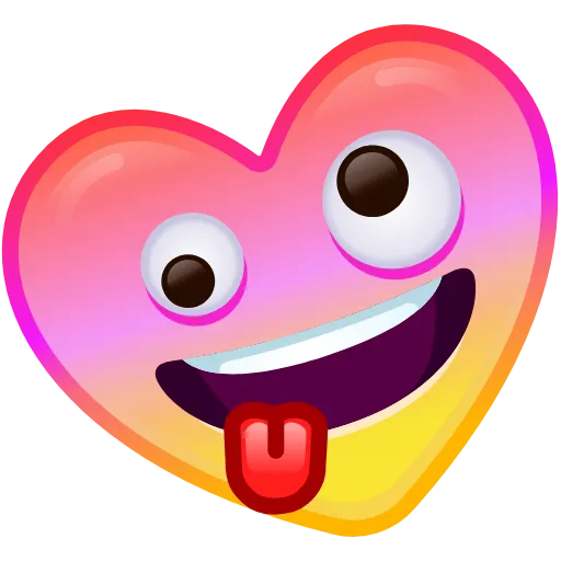 🤪 Эмодзи «Heart Emoji» для Telegram
