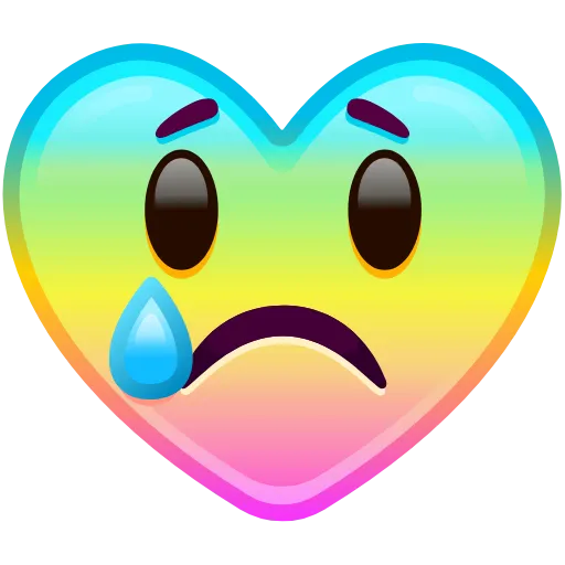 😢 Эмодзи «Heart Emoji» для Telegram