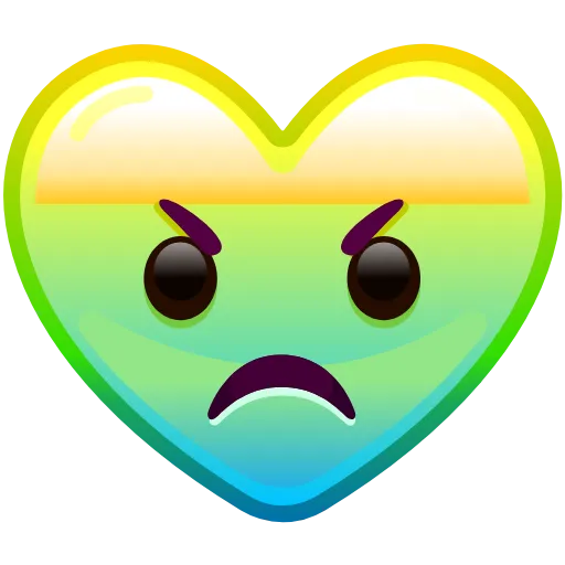 😠 Эмодзи «Heart Emoji» для Telegram