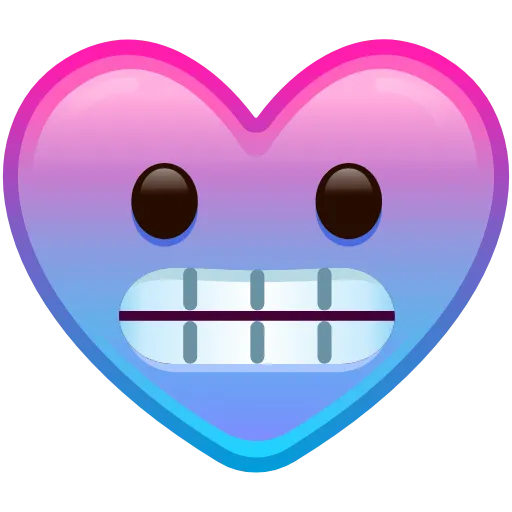 😬 Эмодзи «Heart Emoji» для Telegram
