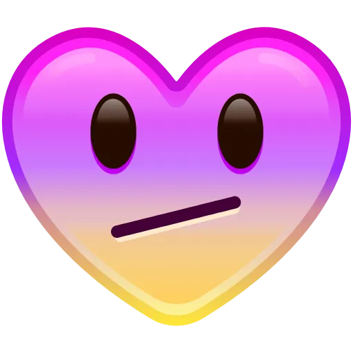 🫤 Эмодзи «Heart Emoji» для Telegram