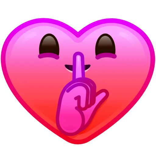 🤫 Эмодзи «Heart Emoji» для Telegram