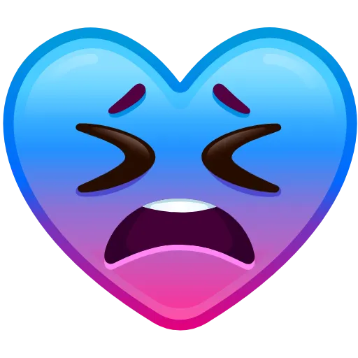 😫 Эмодзи «Heart Emoji» для Telegram
