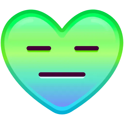 😑 Эмодзи «Heart Emoji» для Telegram