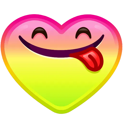 😋 Эмодзи «Heart Emoji» для Telegram