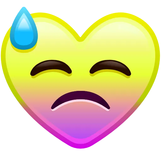 😓 Эмодзи «Heart Emoji» для Telegram