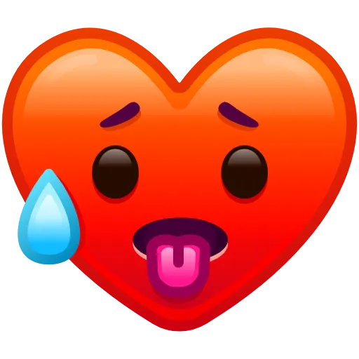 🥵 Эмодзи «Heart Emoji» для Telegram