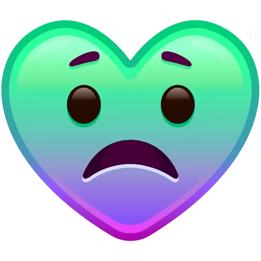 😟 Эмодзи «Heart Emoji» для Telegram