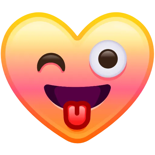 😜 Эмодзи «Heart Emoji» для Telegram