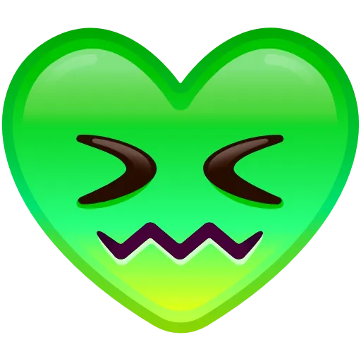 😖 Эмодзи «Heart Emoji» для Telegram