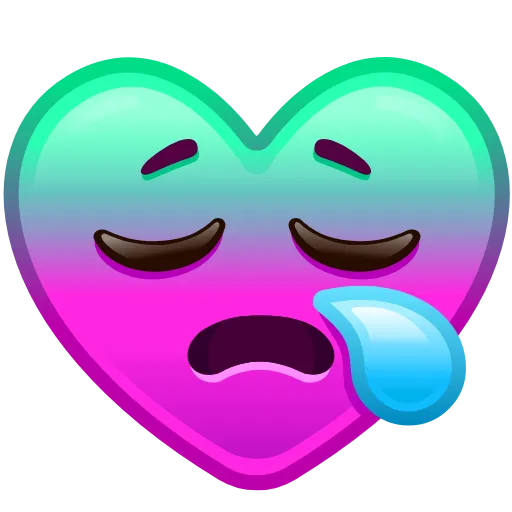 😪 Эмодзи «Heart Emoji» для Telegram