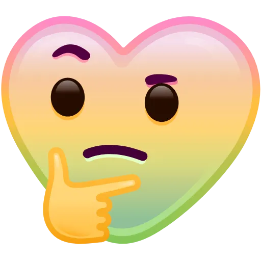 🤔 Эмодзи «Heart Emoji» для Telegram