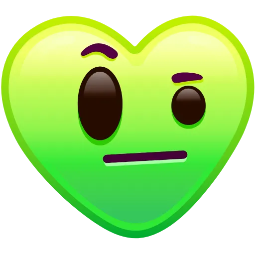 🤨 Эмодзи «Heart Emoji» для Telegram