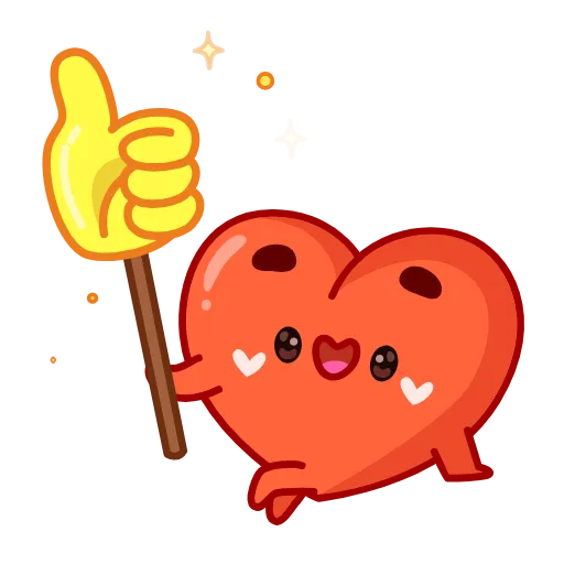 👍 Эмодзи «Сердечко» для Telegram