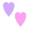 💕 Эмодзи «❤ Hearts-2 - сердечки» для Telegram