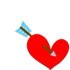 💘 Эмодзи «❤ Hearts-2 - сердечки» для Telegram