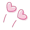 💕 Эмодзи «❤ Hearts-2 - сердечки» для Telegram