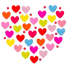 ❤️ Эмодзи «❤ Hearts-2 - сердечки» для Telegram