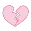 💔 Эмодзи «❤ Hearts-2 - сердечки» для Telegram