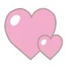 💗 Эмодзи «❤ Hearts-2 - сердечки» для Telegram