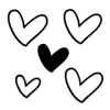 🖤 Эмодзи «❤ Hearts-2 - сердечки» для Telegram
