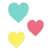 💕 Эмодзи «❤ Hearts-2 - сердечки» для Telegram