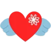 ❤️ Эмодзи «❤ Hearts-2 - сердечки» для Telegram