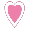 💗 Эмодзи «❤ Hearts-2 - сердечки» для Telegram