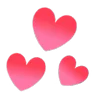 ❤️ Эмодзи «❤ Hearts-2 - сердечки» для Telegram