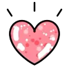 💓 Эмодзи «❤ Hearts-2 - сердечки» для Telegram