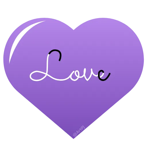 💜 Эмодзи «Огненные сердечки» для Telegram