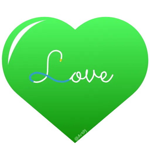 💚 Эмодзи «Огненные сердечки» для Telegram