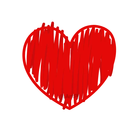 ❤️ Эмодзи «Огненные сердечки» для Telegram