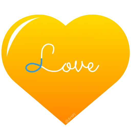 🧡 Эмодзи «Огненные сердечки» для Telegram