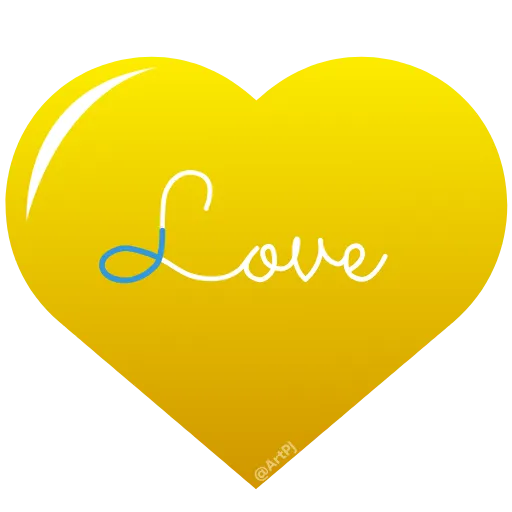 💛 Эмодзи «Огненные сердечки» для Telegram