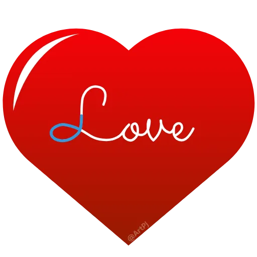 ❤️ Эмодзи «Огненные сердечки» для Telegram