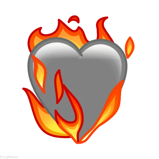 ❤️‍🔥 Эмодзи «Огненные сердечки» для Telegram