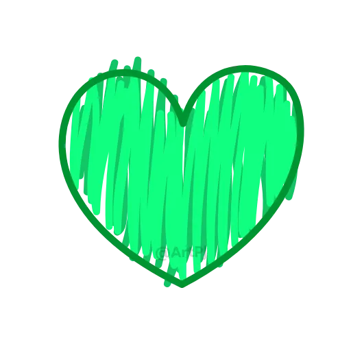 💚 Эмодзи «Огненные сердечки» для Telegram