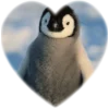 ❤️ Эмодзи «Пингвины в сердечках» для Telegram