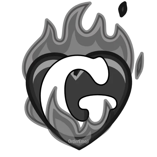 🔠 Эмодзи «Розовые пламенные буквы в сердечках.» для Telegram