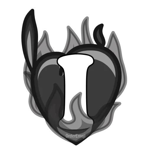 🔠 Эмодзи «Розовые пламенные буквы в сердечках.» для Telegram