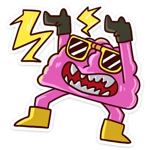 ⚡ Стикер «Сердце и Мозг» для Telegram